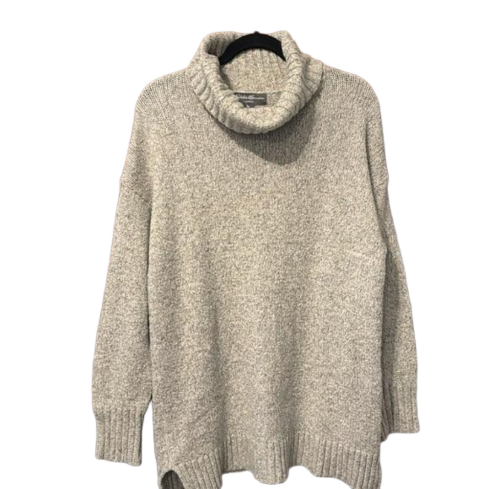 Eddie Bauer Gray Turtleneck Sweater